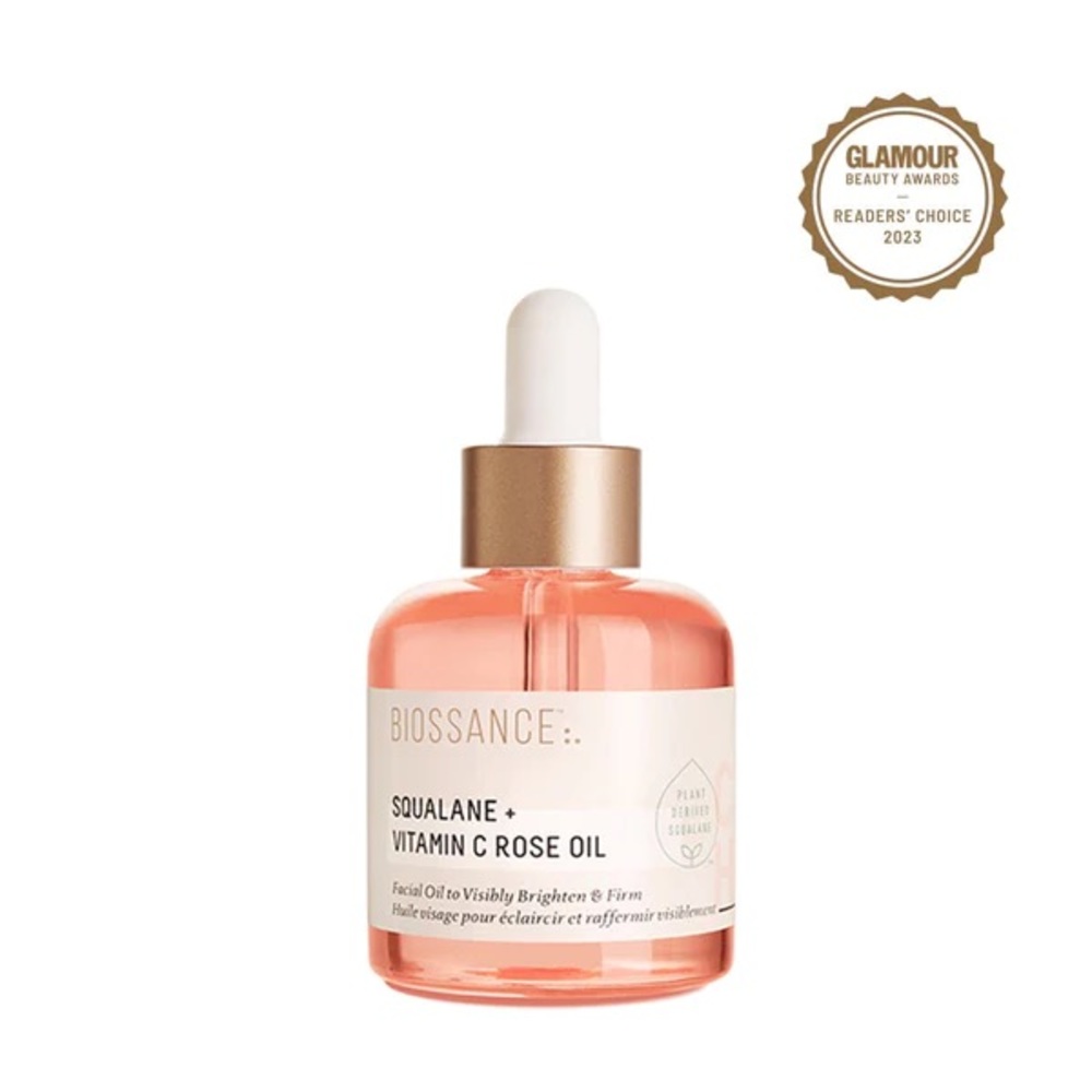 🆕 without box Biossance Squalane + Vitamin C Rose Firming Oil. FULL SIZE! 🌹